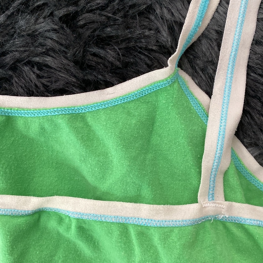 “Glam Chick” Green sleepwear tank top - Picture 15 of 17